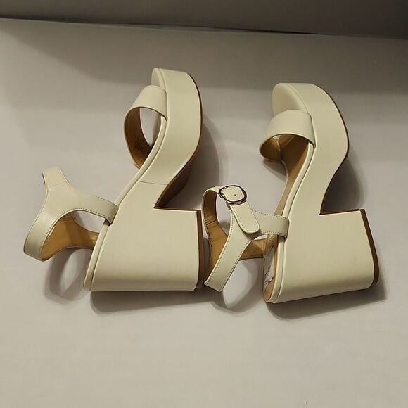 BRAND NEW NINE WEST BLOCK HEEL ROUND-TOE WOMEN'S PLATFORM SANDAL - Picture 15 of 16